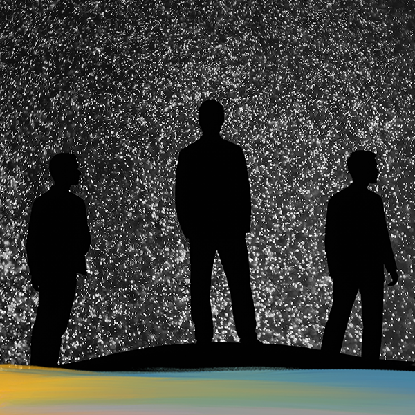 three silhouettes symbolising the three topics of Aladdin, eFront and Whole Portfolio Solution