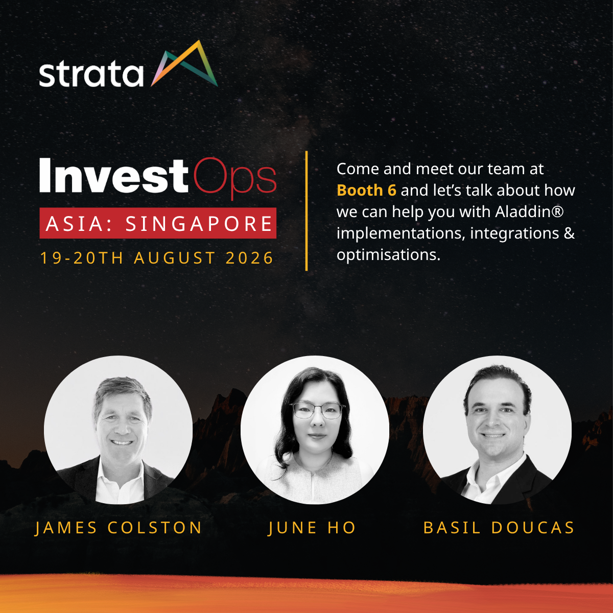 Strata at InvestOps Asia 2026