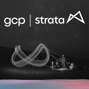 gcp logo strata logo and a poi performer
